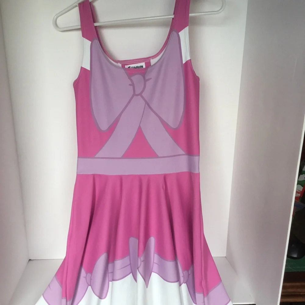 Kawaiian Pizza Apparel Cinderella Inspired Skater Dress SZ‎ Extra Small - Picture 3 of 6